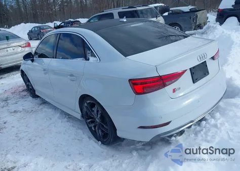 2017 Audi S3 2.0T Premium Plus z USA, uszkodzony, nr VIN WAUB1GFF1H1025258